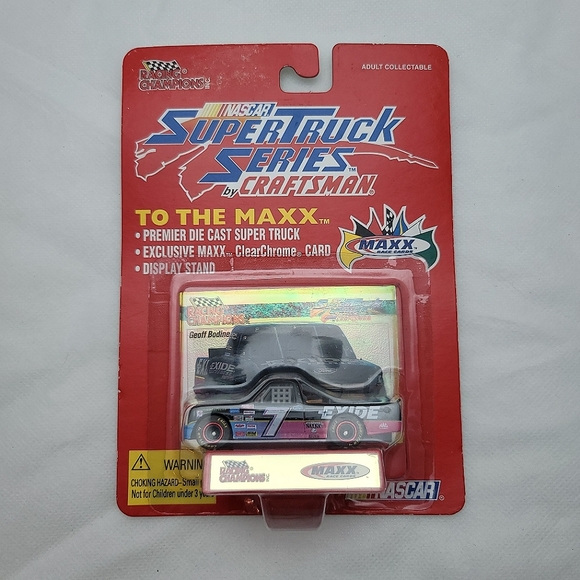 Racing Champions Nascar Super Truck Series By Craftsman Maxx Geoff Bodine #7 - Picture 1 of 2